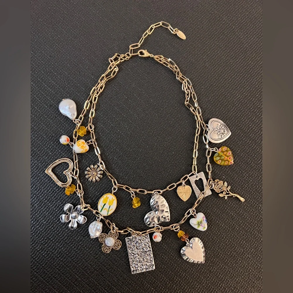 Free People Maxamillion Charm Necklace